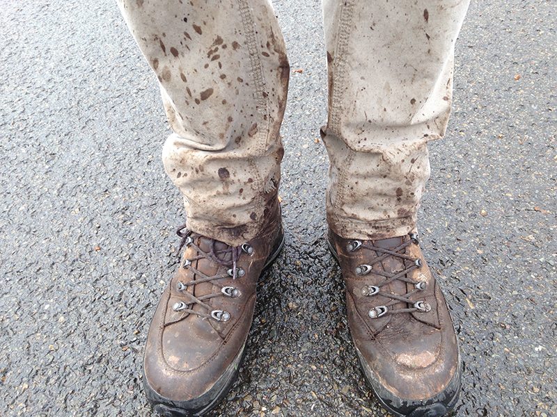 Hier steht ein Bild mit dem Ttel: Matsch as Matsch can – reichlich nasse Tour im Hohen Venn mit meinen Lowa-Bergschuhen (Foto: Hans-Joachim Schneider)
