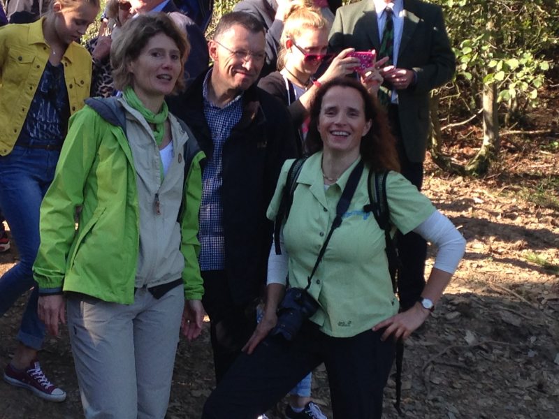 Geierley-Hängebrücke Eröffnung, Menschen, Prominente, Wirtschaftsministerin Rheinland-Pfalz, Eveline Lemke